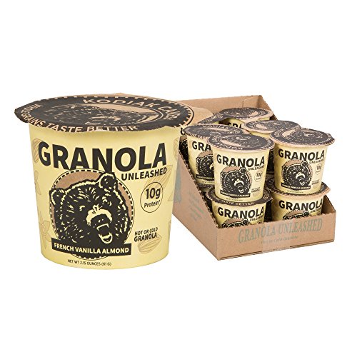 Kodiak Cakes Granola Unleashed, French Vanilla Almond, 1.94 Ounce (Pack of 12)
