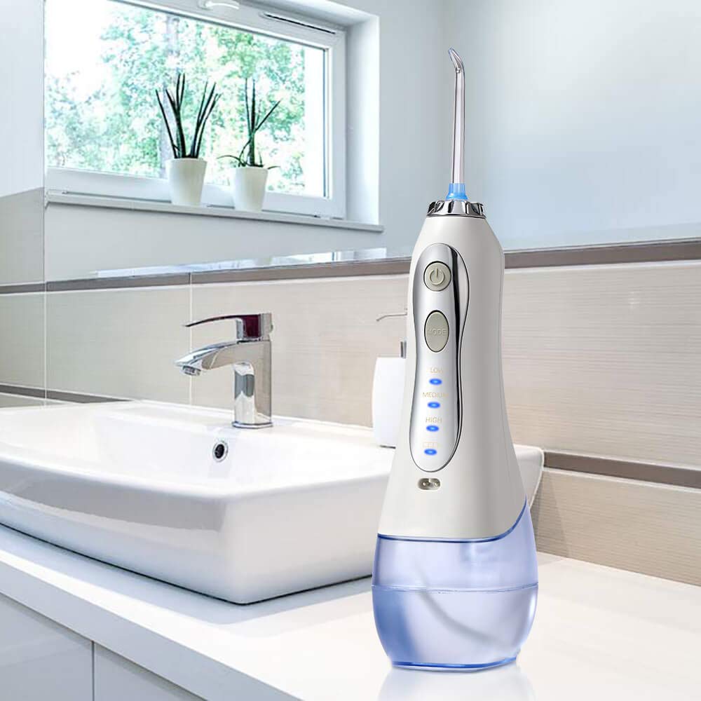 Electric tooth cleaner3 Modes Cordless Oral Irrigator Portable Water Dental Flosser Usb Rechargeable Water Jet Floss Tooth Pick 5 Jet Tip 300ml