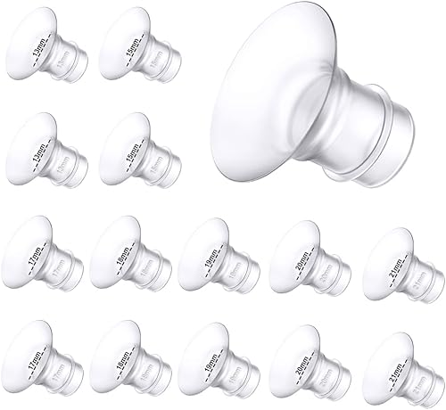 Inserto de brida de 1315171819200.827 in, 14 piezas, compatible con Momcozy S12 proS9 proS12S9MedelaSpectraBellaabyTSRETE etc Escudosbridas de 0.945