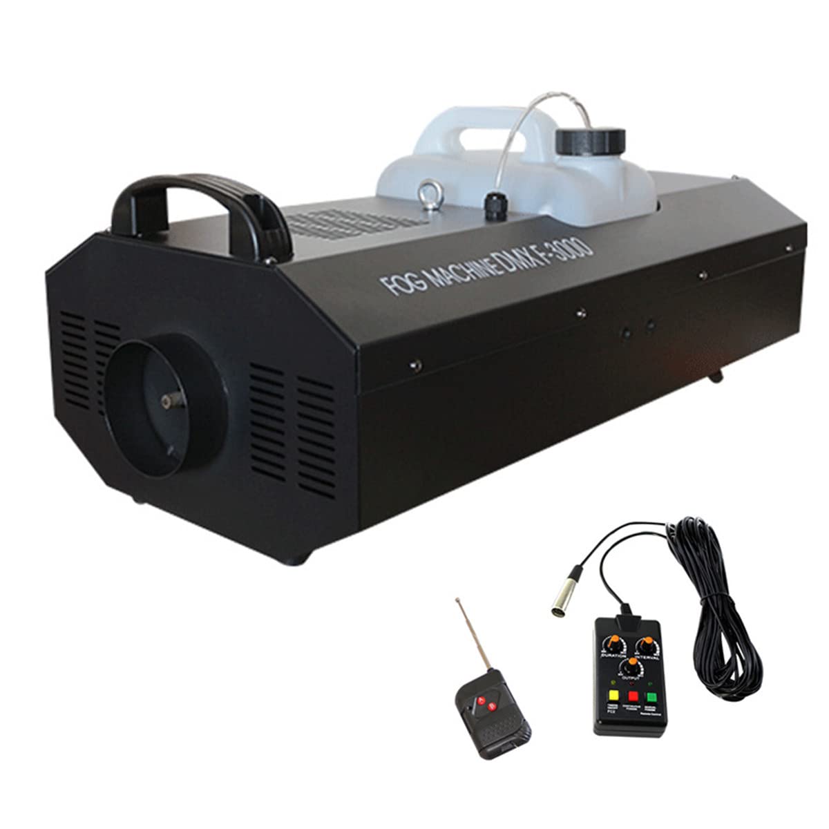 LEFEDA Macchina del Fumo Bassa 3000W DMX 3 in1 Macchina del Fumo per Effetti scenici Temperatura costante con Telecomando Wireless per spettacoli da Bar atmosferici Atmosferici