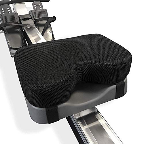 image for wivarra Resistance Rowing Machine Seat Cushion Memory Foam Sports Hori