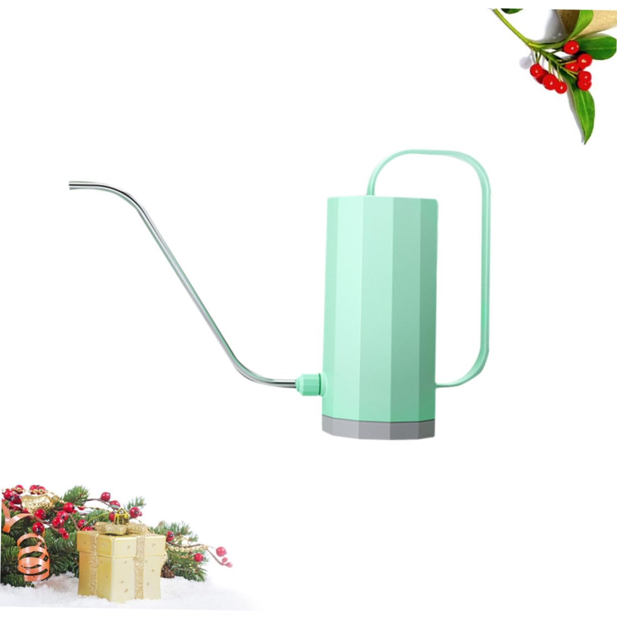 BESPORTBLE 2pezzi Annaffiatoio s Shape Plastica Con Beccuccio Lungo Strumento Da Giardinaggio Portatile Per Piante Verde