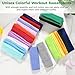 High-Stretch Unisex Exercising Headband, 21 Pcs Sports Headbands, Colorful Workout Sweatbands, Sweat Absorbing Athletic Sweatband, for Yoga, Running, Basketball, Climbing, Hiking