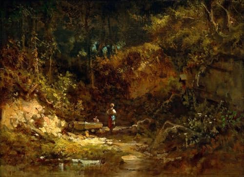 Affiche impression d'art tableau une importante missive par Carl Spitzweg toile 60x90