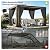 10'x12' Pergola with Adjustable louvered Roof and Aluminum Frame