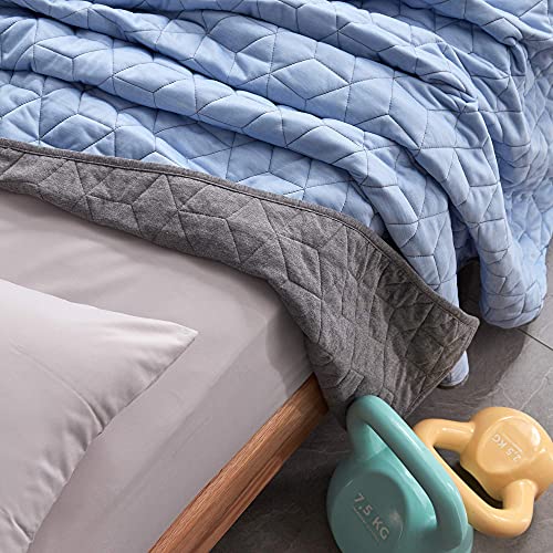 Sleep Zone Cooling Blanket For Hot Sleepers Twin Size thumb #3