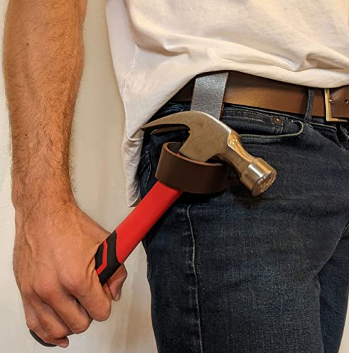 Image of Norse Tradesman Handmade Leather Axe Holster with Belt Loop