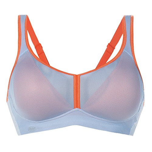 Anita – AIR Control DELTAPAD Sport BH Damen bügellos & starker Halt – Sports Bra luftdurchlässig & leicht - Büstenträger mit Schaumschale für den Sport Körbchengröße A-H 65-95 - Anthrazit