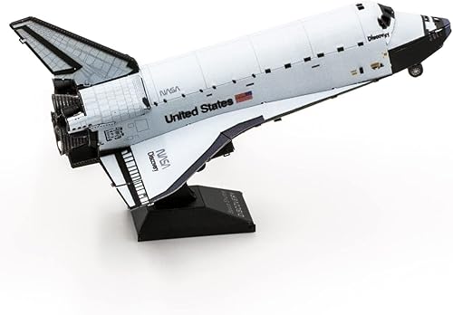 Miniatura 3 de Metal Earth Fascinations Space Shuttle Discovery - Kit de modelo metálico 3D con pinzas