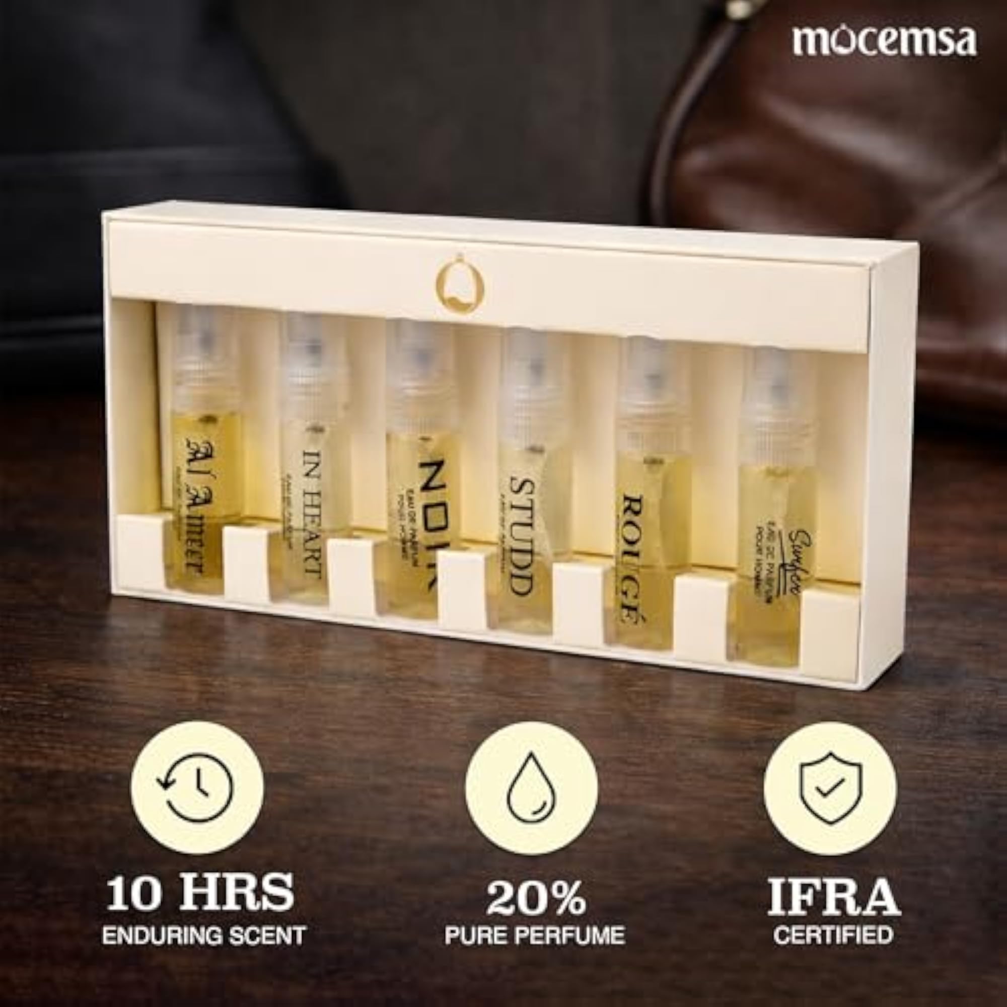 Men's Perfume Gift Set, Mini Eau De Parfum Vials