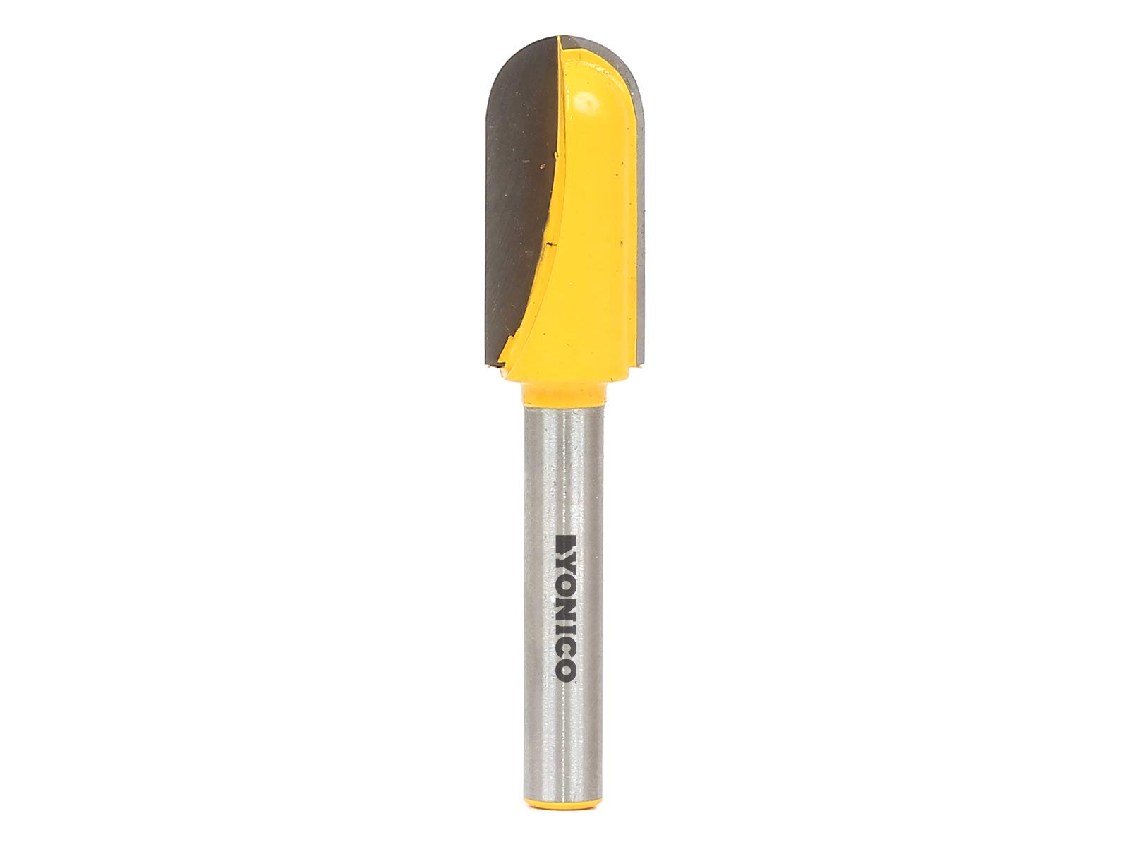 Yonico Grain/Silver 14163Q 1/4-Inch Radius Long Reach Core Box Long Reach Router Bit 1/4-Inch Shank