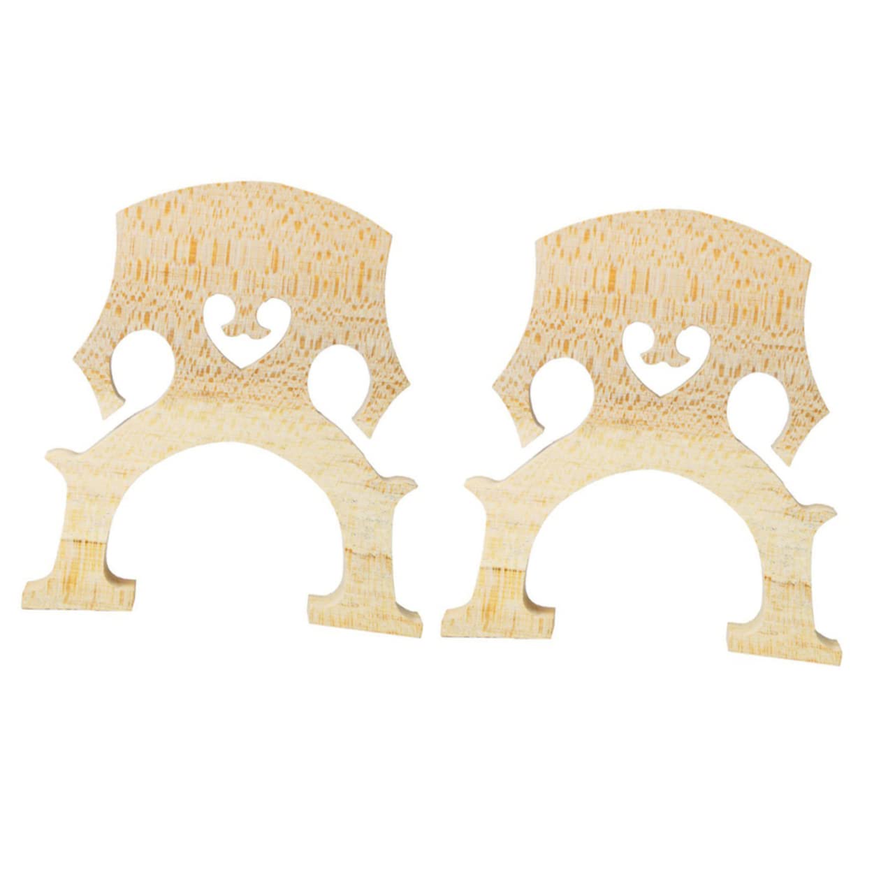 Garneck Cello Fitted Bridge 4/4 Size Maple Cello Bridge Tuner Grain Easy to Shape