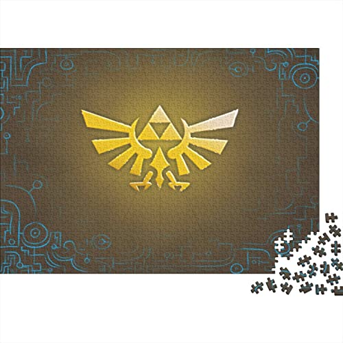 The Legend of Zelda - Puzzle, Game - Rompecabezas De 500 Piezas, Madera Más Grueso, Entretenimiento...