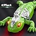 Wall Climbing Gecko,RC Wall Crawler Gecko,W-All Climbing RC Chameleon Toy for Kids, Rechargeable Remote Control Lizard Toy with LED Eyes,Dual Mode Floor & W-All Driving,Gifts for 3+ Boys Girls Teens