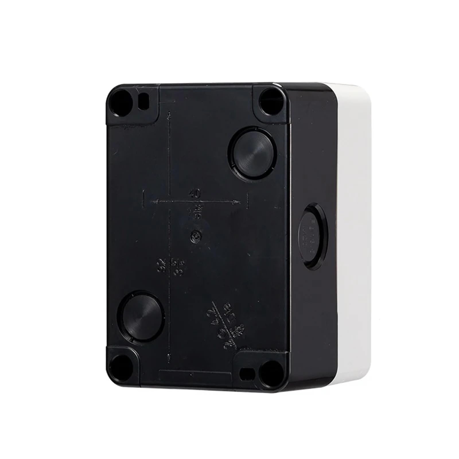 Le symbole de flèche indique le démarrage et l'arrêt de la réinitialisation automatique Interrupteur de boîte à boutons étanche momentané Arrêt d'urgence Boîte de commande industrielle(GRAY)