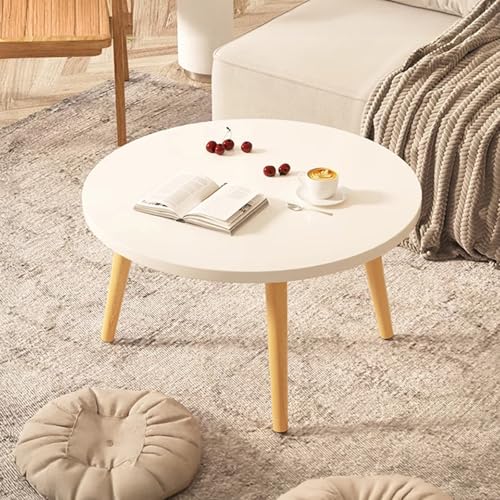 YHPBDZW ���[�e�[�u�� ������� ��l��炵 �Z���^�[�e�[�u�� ���E���h �V���a30/40/50cm �e�[�u���̍��� 30/40cm �ȒP�ȃC���X�g�[�� ������ꂪ�ȒP ���r���O���[���A�o���R�j�[�A�Q���ȂǂɍœK�ł�(A,���a50����40cm)