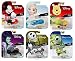 2018 Hot Wheels Set of 6 Disney 1/64 Character Cars Collectible Die Cast Toy Cars, with Michey Mouse, Elsa, Winnie The Pooh, Maleficent, Jack Skellington, Mike Wazowski.