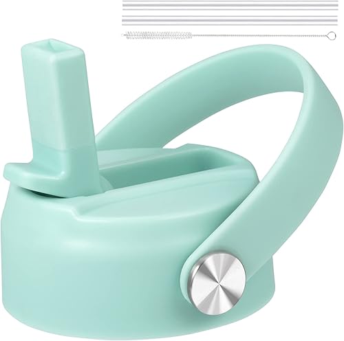 KMN Tapa de popote para boca ancha Hydro Flask, tapas con popote para Hydroflask de boca ancha de 12, 16, 18, 20, 32, 40 onzas, tapa de popote de