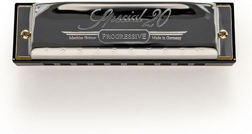 Miniatura 7 de Paquete profesional de 5 armónicas Hohner Marine Band Especial 20Claves de G A C D y E