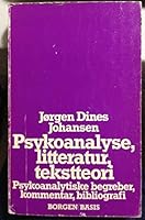 Psykoanalyse, litteratur, tekstteori. Traditionen og perspektiver 8741814096 Book Cover