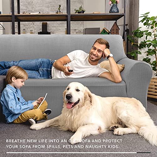 Znsayotx Super Stretch Couch Cover Love Seat Sofa Covers For Living Room Dogs Pet Friendly Furniture Protector Spandex Loveseat Slipcovers With Anti Slip Foam Sticks thumb #1