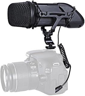 Movo VXR500 HD Professional Condenser XY Stereo Video Microphone for DSLR Video Cameras (Metal Body)