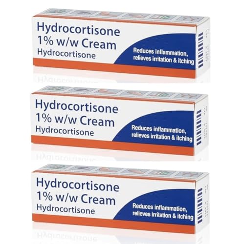 Pinewoods Fast Acting Hydrocortisone Cream 1% w/w Bite and Sting Cream Mosquito and Bee Sting Treatment Itchy Skin and Redness Solution 3 x 10g Tubes for Eczema and Irritation