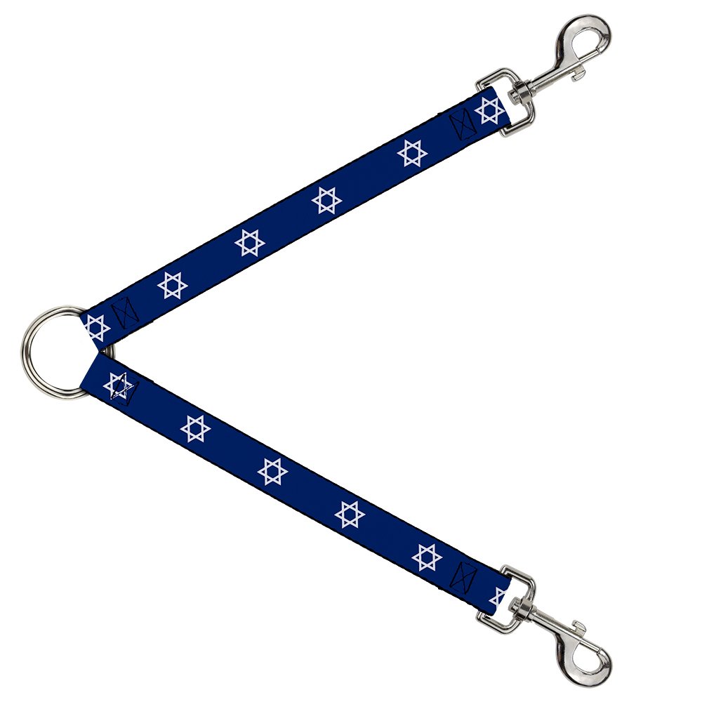 Correa divisoria DLS-W31941 Buckle Down con diseño Estrella de David y acabados de alta densidad