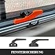 Fensterverriegelung für Wohnmobile,3D-Druck Camper Fenstersicherungen in Orange/Einbruchschutz/Verriegelung für Seitz Fenstergriff/Fensterhebel Wohnmobil und Wohnwagenfenster