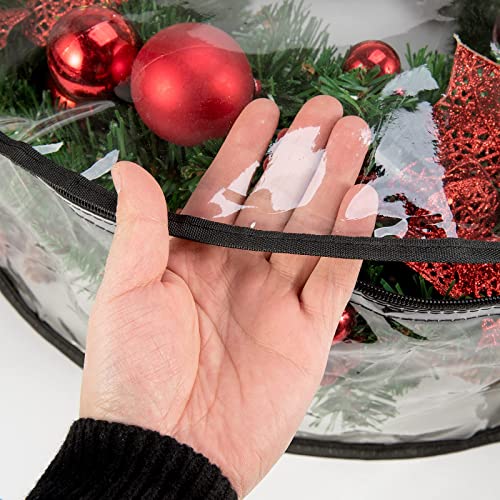 CINPIUK-Clear-Wreath-Storage-Bag-30-Inch-Christmas-Wreath-Storage-Container-Heavy-Duty-Wreath-Protector-with-Handle-for-Holiday-Seasonal-Wreath-Garland