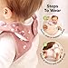 KeaBabies Waterproof Bibs for Baby Girl,Boy – 2-Pack Lightweight, Large Baby Bibs for Eating, Wearable Food Catcher, 6-12 Months Infant Feeding Essentials, Smock for Toddlers 1-3, Kids (Butterflies)