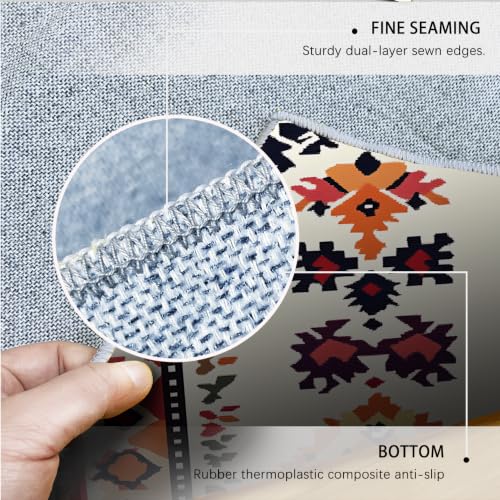 Tapis résistant taches moquette entrée douce lavable 100x150 - 7