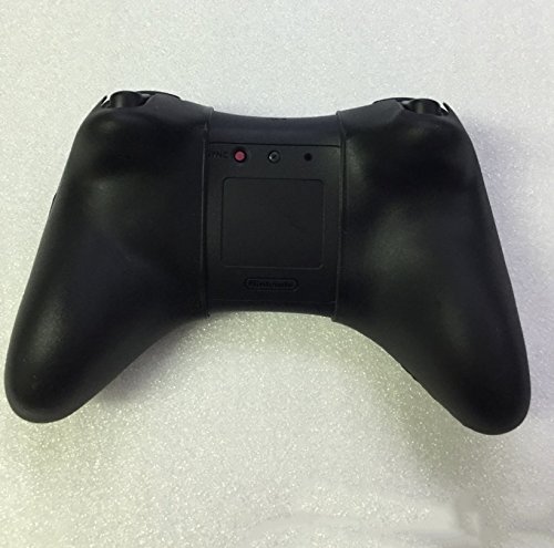 Protectiver Soft Silicone Skin Case Cover For Wii U Pro Controller Wireless Rubber Case-Black #TOP1