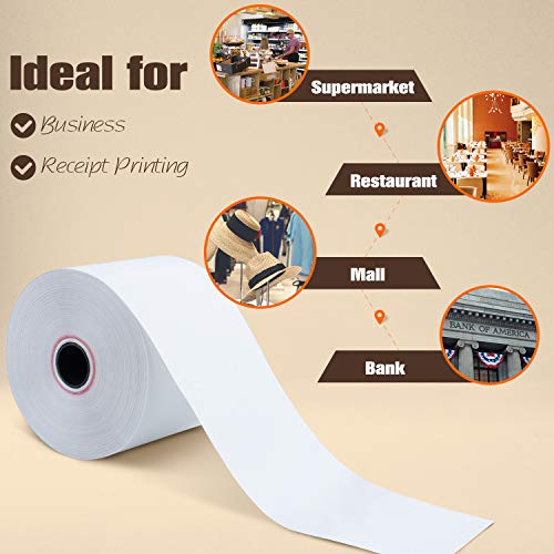 Tk Thermal King, 2-1/4" X 230' Thermal Credit Card Paper Receipt Paper Compatible With Verifone Vx610 Nurit 8020 Ingenico Iwl255 And More(50 Rolls) #TOP4