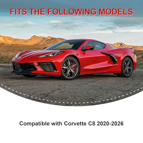 Fancemot Gloss Black Front Bumper Lip Splitter for Corvette C8 2020-2026 by Fancemot - Used condition - Image 2