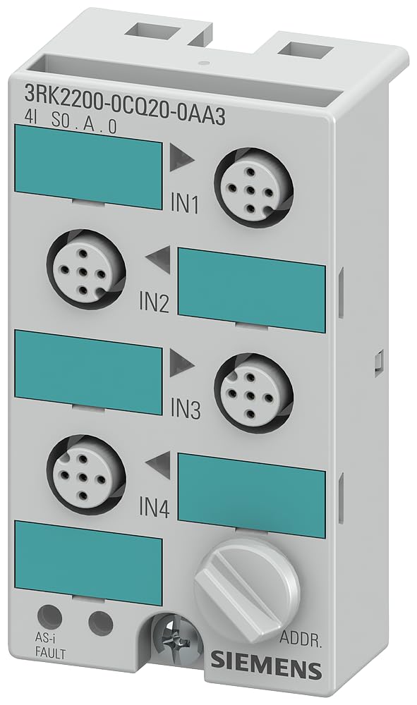 Siemens Sirius módulo AS-Interface K45 IP67 evita averías por humedad con M12