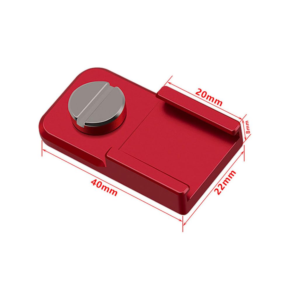Camera Cold Shoe Mount Hot Shoe Mount Adapter z gwintem 1/4 cala Metalowy uchwyt przedłużający Cold Shoe Mount Adapter do lamp wypełniających Uchwyt lampy błyskowej 2 szt.