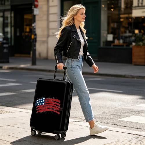 Image of 3 Pcs Elastic Luggage Cover, 20 /24 / 28 Inch Travel Suitcase Protector Anti Scratch Suitcase Cover Protector Washable Fits 18 to 28 Inch (US style)