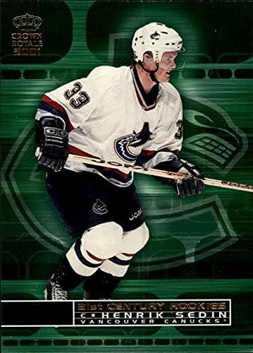 2000-01 Crown Royale 21st Century Rookies #25 Henrik Sedin