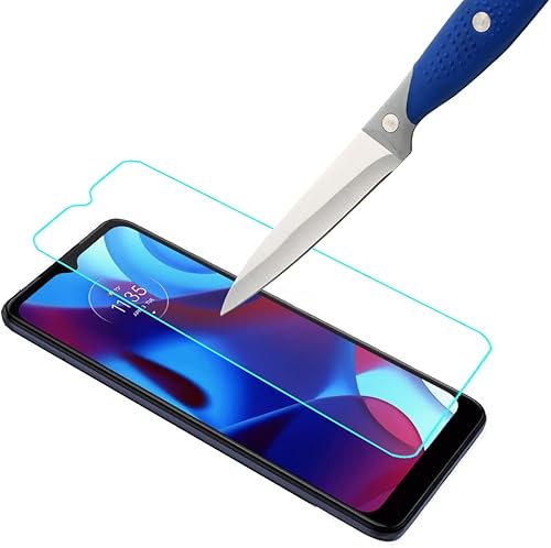 Miniatura 5 de Mr.Shield Paquete de 3 Diseñado para Motorola (Moto G Pure) 6.5 pulgadas Vidrio templado Vidrio japonés con dureza 9H Protector de pantalla con