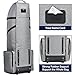 Moggemol Durable Oxford Golf Travel Bag with Smooth Wheels, Lightweight Golf Club Cover for Airline Transportation Gray One Size