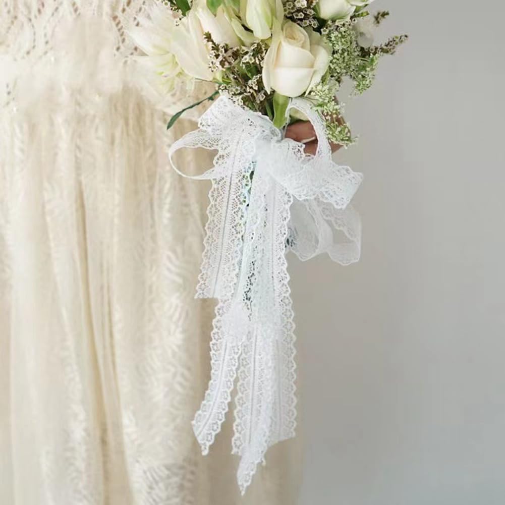 WISAFORY Häkelborte 11cm Breit - Vintage Spitze Für DIY & Deko