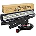 SKYWORLD Barra led 23 pollici 59cm 480W Barra Luce a LED Fuoristrada Faro da Lavoro 12V 24V Fari LED Luci da Lavoro con piastra di supporto staffa Toggle cablaggio Kit 4x4 Auto Camion ATV UTV SUV 4WD