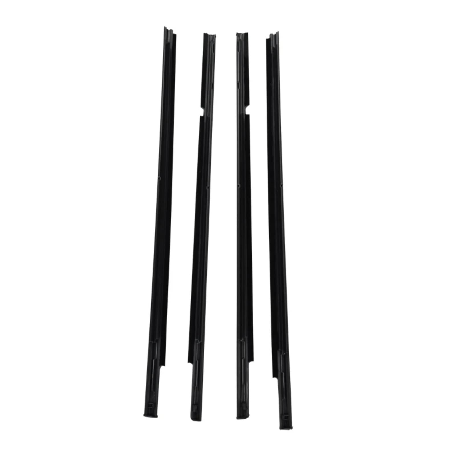 Tudexx One Color Car Weather Stripping Compatible With Mitsubishi For Galant For Fortis For Sportback 2009-2018 4Pcs Outer Windows Sealing Belt Moulding Trim 5727A006