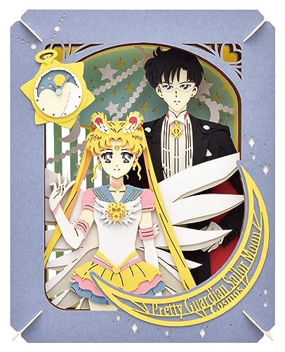 Paper Theater PT-328 Sailor Moon et Tuxedo Mask maquette en papier
