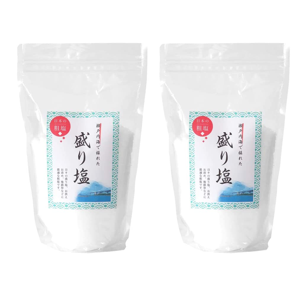 盛り塩 お清めの塩 2kg (1kg×2パック) お供え塩 神棚 開運 瀬戸内海産塩