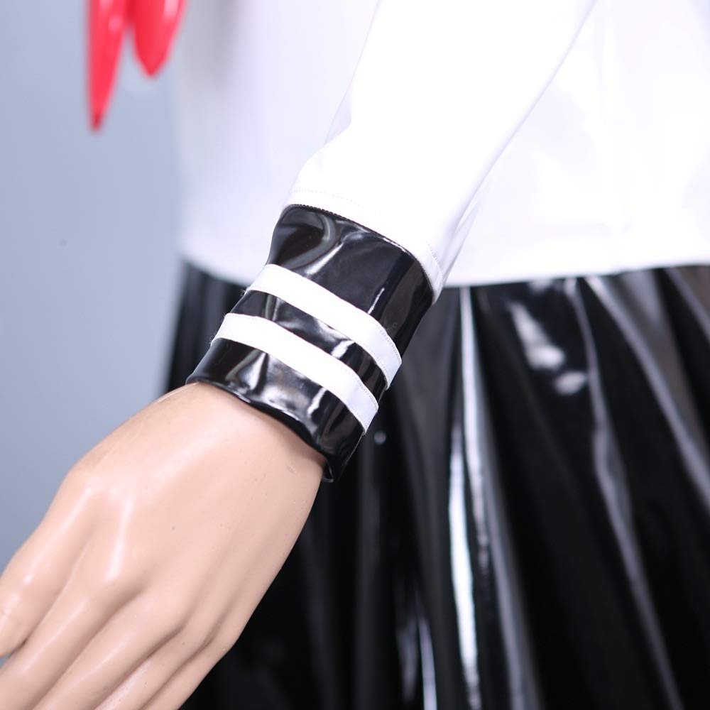 M〜L サイズ ラテックス（天然ゴム）ラバー長袖シャツ　ブラウス　コスプレ Amazon.co.jp: 長袖タイプラバーセーラー服 セミオーダー ラバー