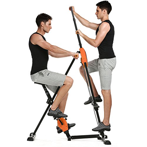 ANCHEER Vertical Climber for Home Gym Fitness,Folding Versa Climbing Exercise Machine,Cardio Workout Machine