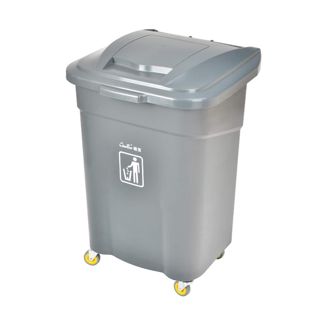 Buy SHYPwM Rollout HeavyDuty Wheeled T/Garbage Can,Wheeled T Can with