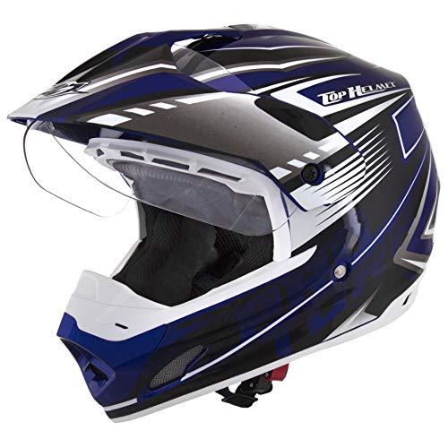 Pro Tork Capacete Th1 Vision Adventure 58 Azul/Branco